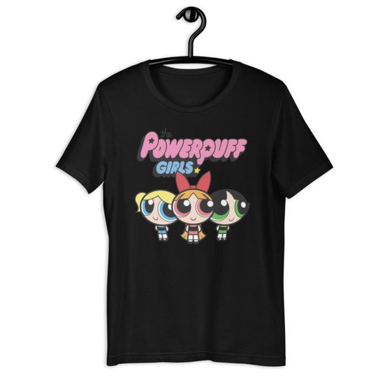 Camiseta Camisa Infantil Unissex - As Meninas Super Poderosas - Preto