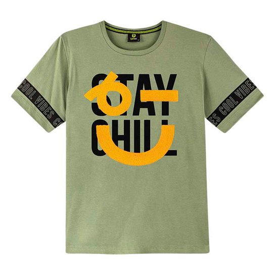 Camiseta Infantil Lemon Neon Menino - Verde