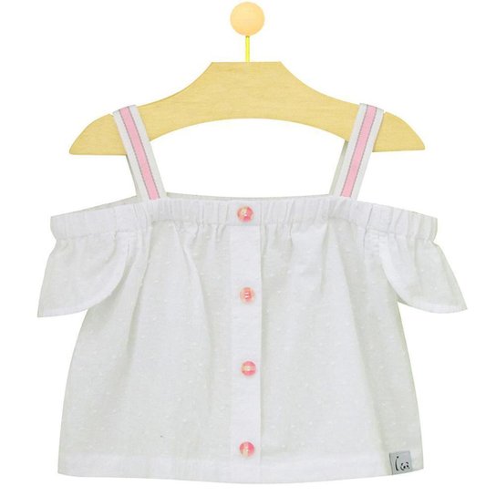 Bata Infantil Pandi Ciganinha Feminina - Branco