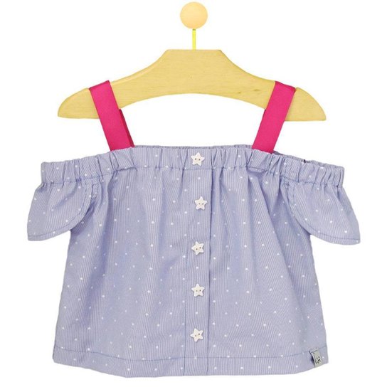 Bata Infantil Pandi Ciganinha Feminina - Azul