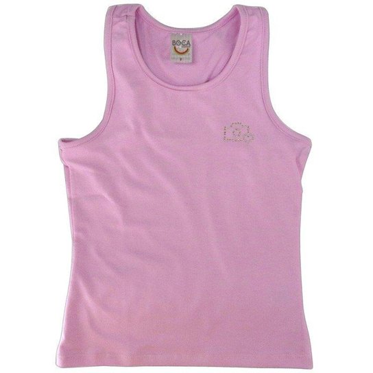 Regata Infantil Boca Grande Feminina - Rosa