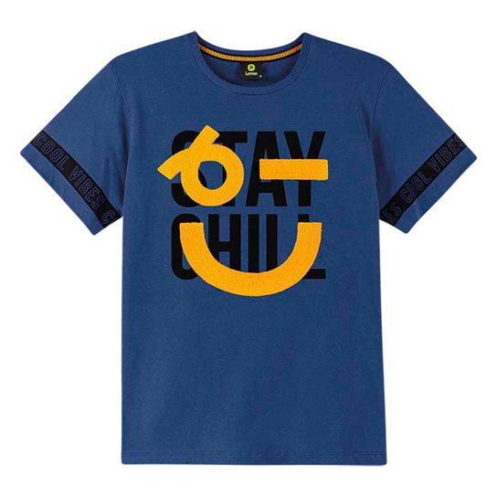 Camiseta Infantil Lemon Neon Menino - Azul