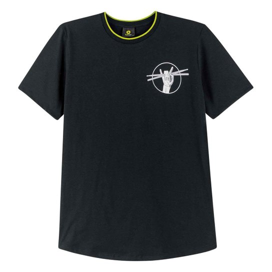 Camiseta Teen Masculina Lemon Meia Malha 81379.0001.10 Lemon - Preto