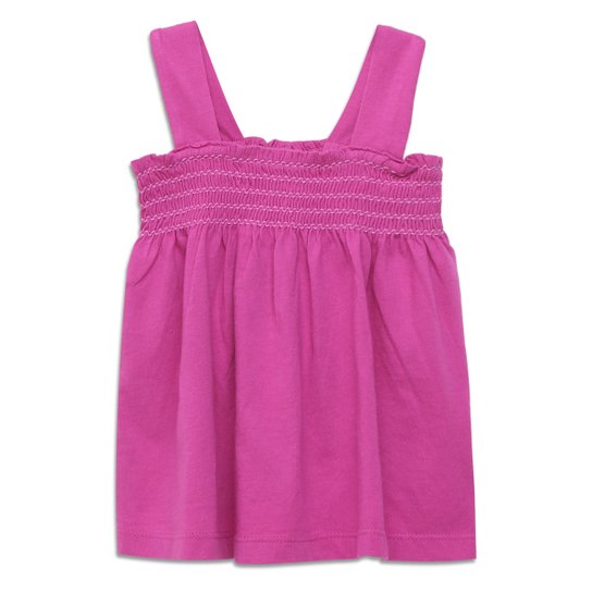 Camiseta Infantil GAP Babado Feminina - Rosa