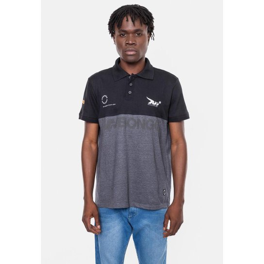 Camisa Onbongo Polo Piquet Masculina Beam Masculino - Mescla