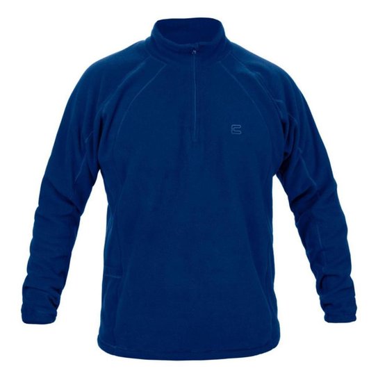 Blusa Segunda Pele Curtlo Zip Thermofleece Masculino Azul - Colorido