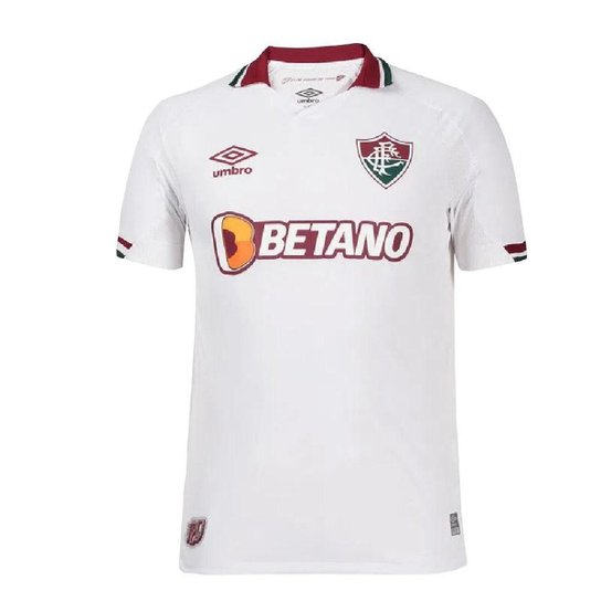 Camiseta Umbro Fluminense Of 2 2022 Classic SN Masculino - Branco