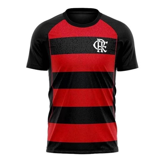 Camiseta Braziline Flamengo Metaverse Masculino - Vermelho