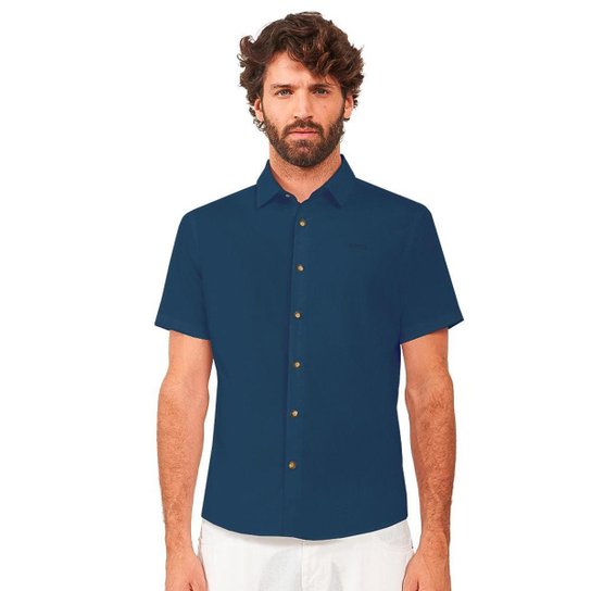 Camisa Colcci Relax Masculino - Marinho