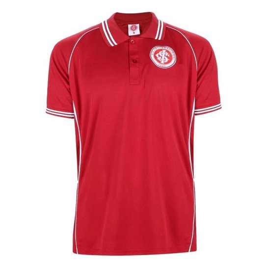 Camiseta SPR Polo Internacional Inserts Masculino - Vermelho