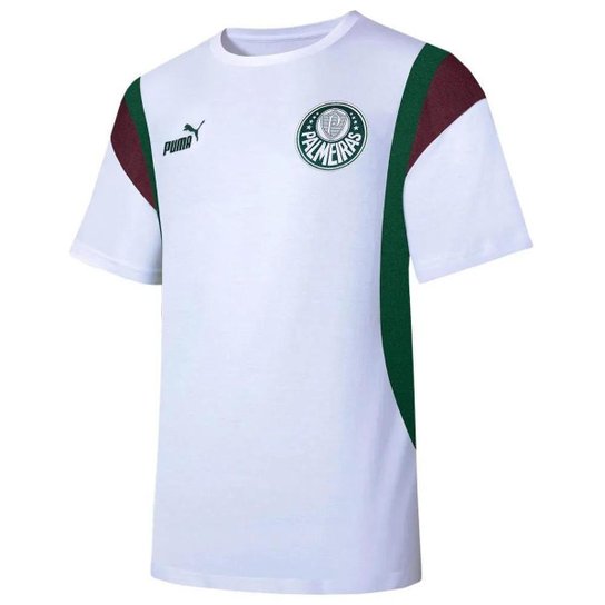 Camiseta Puma Palmeiras 773489 Masculino - Branco