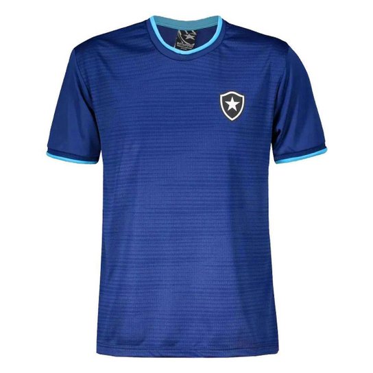 Camiseta Braziline Botafogo Lark Masculino - Marinho+Azul