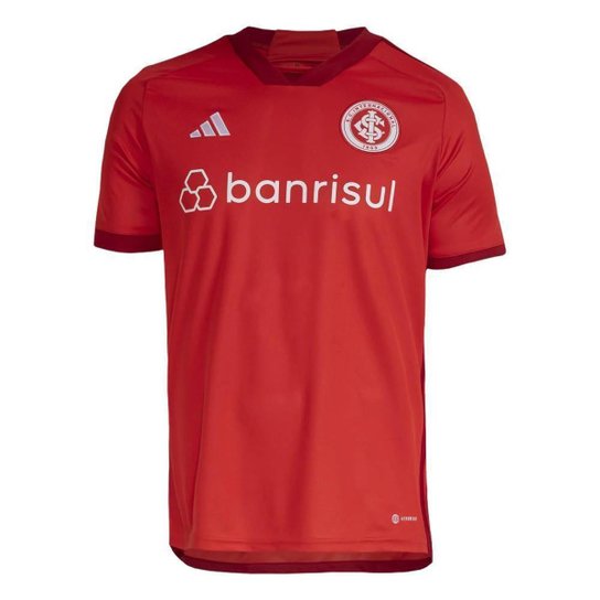 Camiseta Adidas Internacional I HT7309 Masculino - Vermelho+Branco