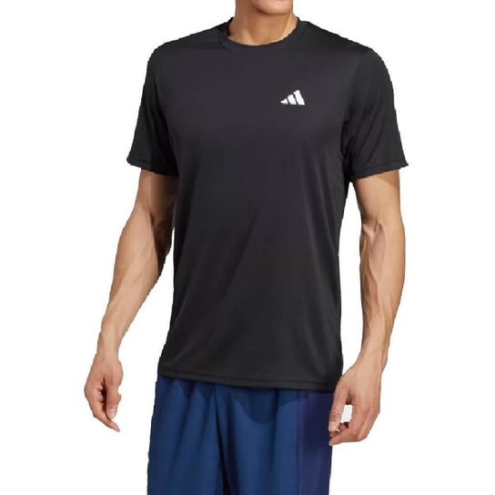 Camiseta Adidas Essentials Base Masculino - Preto+Branco