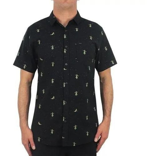 Camisa Masculino Rip Curl Hula Breach REF:001MSH - Preto