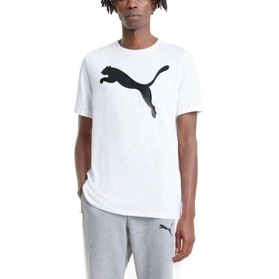 Camiseta Puma 671738 Masculino - Branco+Preto