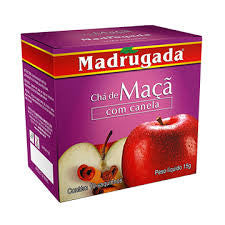 Madrugada Cha de Maca com Canela 15g - Apple Tea with Cinnamon 0.53oz 10 bags