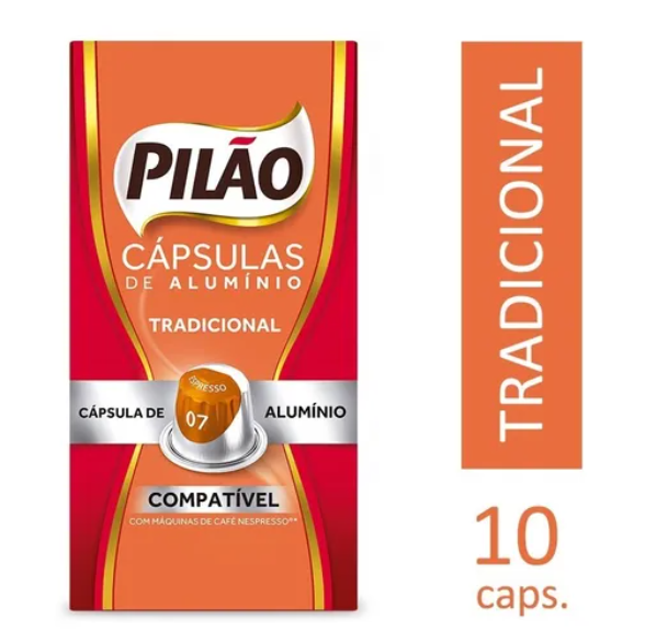 Pilao Cafe Traditional Capsulas - Traditional Capsules Coffee