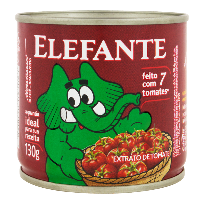 Elefante Tomato Extract 5.7oz - Extrato de tomate Elefante 130g