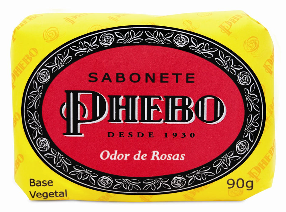 Phebo Sabonete Odor de Rosas 90g - Bath Soap Rose Flower