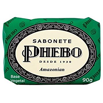 Phebo Sabonete Verde Amazonian 90g - Bath Soap Amazonian Green