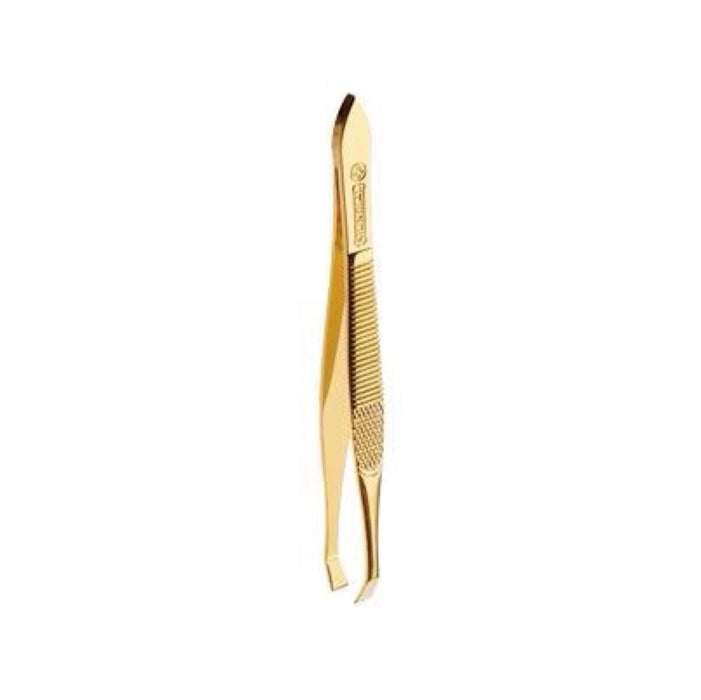 Mundial BC-384 Tweezer Gold Straight Edge - Pinca Reta Gold