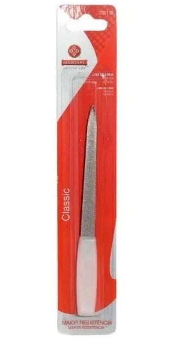 Mundial Lixa Media Classica para Unhas L1196-6BP - Medium Nail File