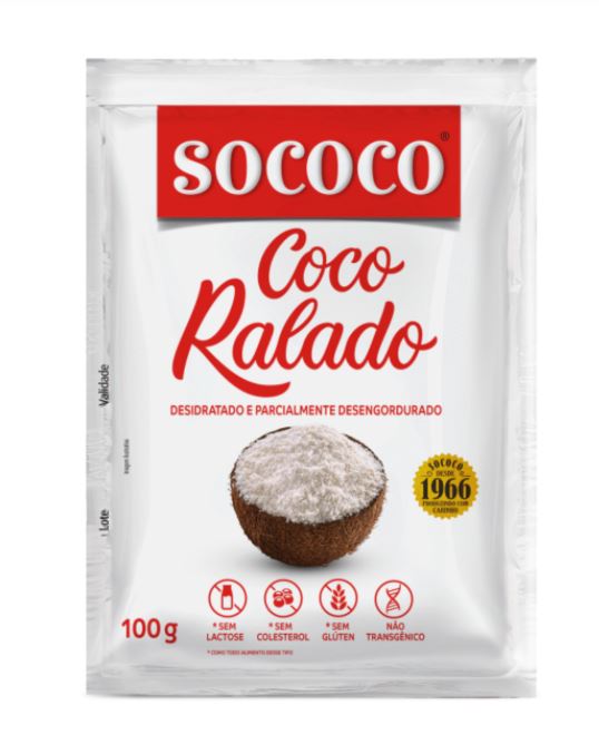 Sococo Coco Ralado 100g - Grated coconut 3.52 oz