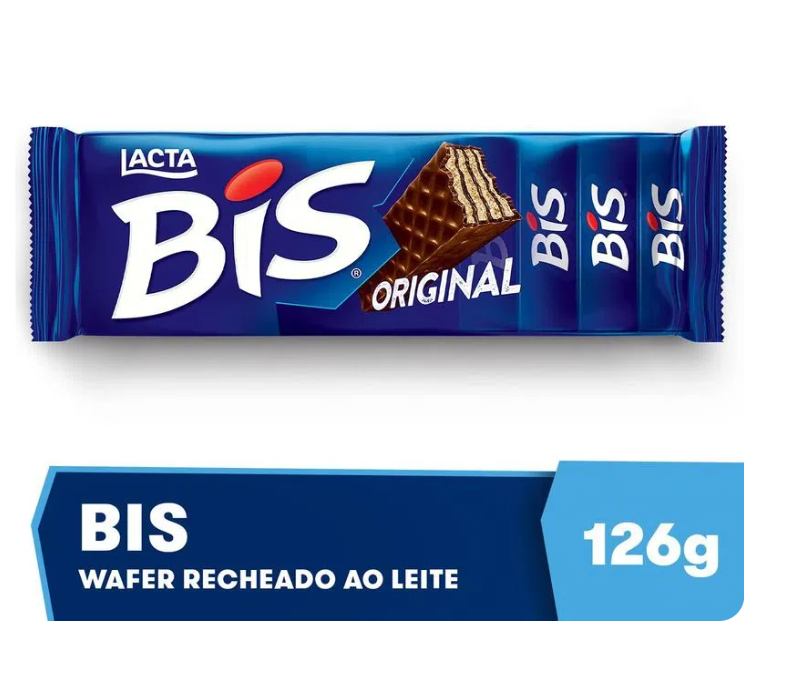 Lacta Bis chocolate ao leite