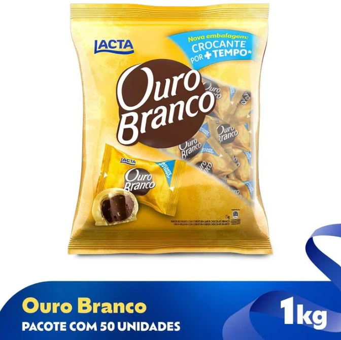 Lacta Ouro Branco Bombom - saco ou individual