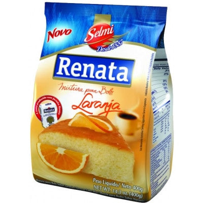 Renata Orange flavor Cake Mix 14.3 oz - Mistura para Bolo sabor Laranja 400g