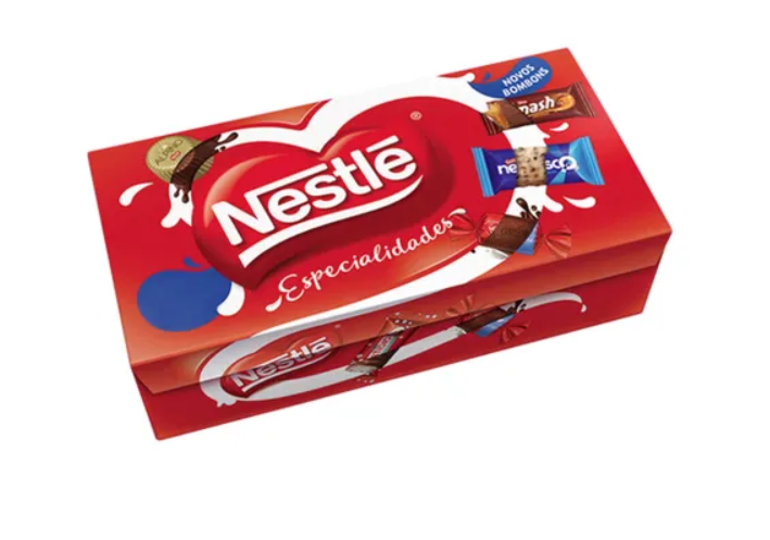 Nestle Especialidades Caixa Bombom 251g - Sorted Chocolates BonBon 8.85oz