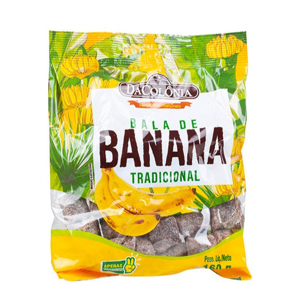 DaColonia Bala de Banana 160g - Banana Candy 0.70oz