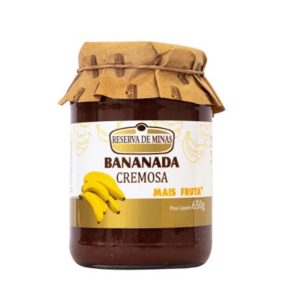 Reserva de Minas Bananada Cremosa 650g - Banana Creamy Paste