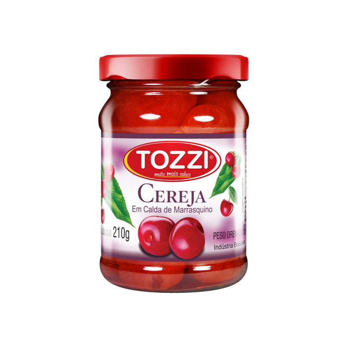 Tozzi Cerejas em Caldas 210g - Cherries in Syrup