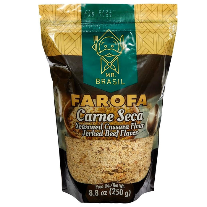 Mr. Brasil Farofa Mandioca temp. Carne Seca 250g