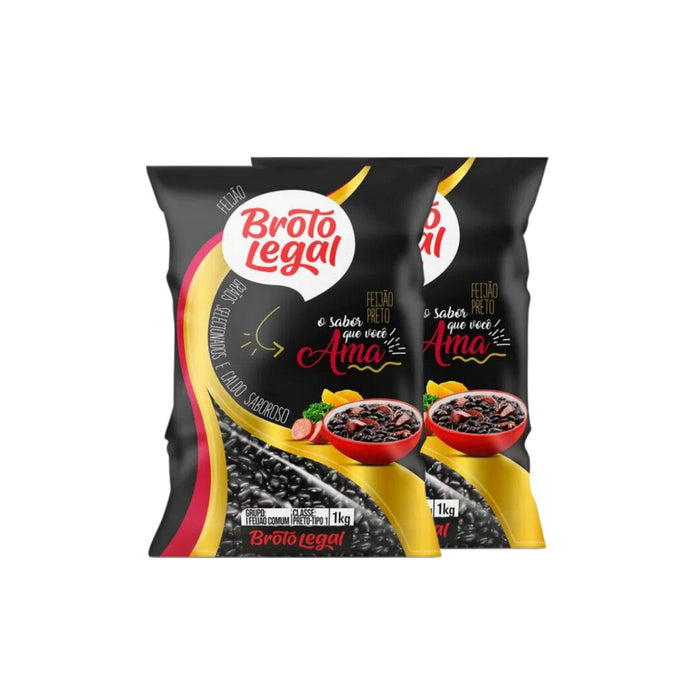 2 unidades Broto Legal Feijao Preto 1kg