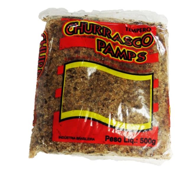 Tempero Pampas Sal Grosso para Churrasco 500g - Seasoning