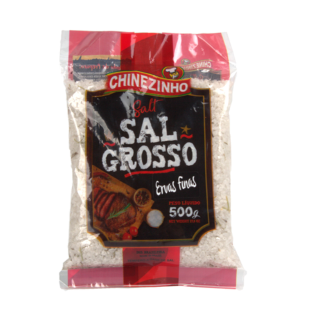 Chinezinho Sal Grosso Ervas finas 500g