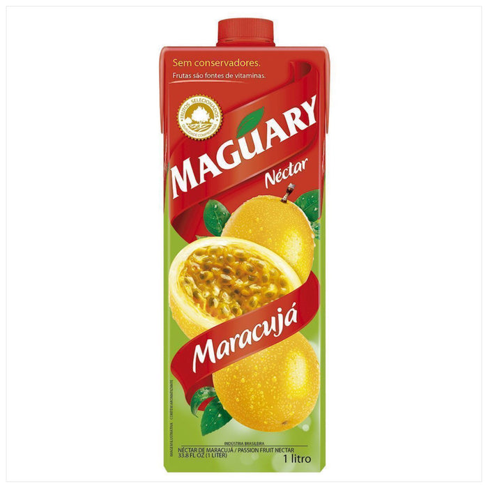 Maguary Suco de Maracuja 1 litro - Passion Fruit Juice 33.8 fl.oz