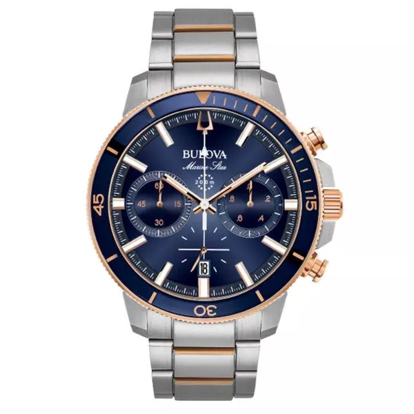 Relógio Bulova Masculino Marine Star Azul