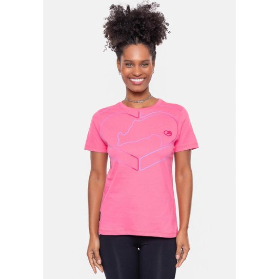 Camiseta Ecko Feminina Estampada Feminino - Rosê