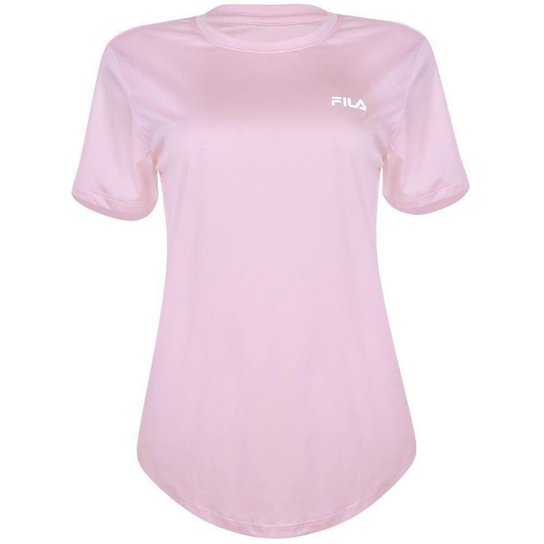 Camiseta Fila Basic Sports Polygin - feminino - Rosa Claro