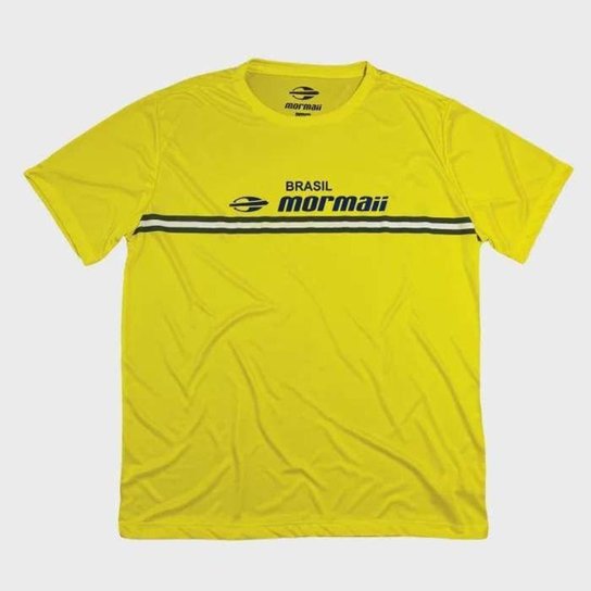 Camiseta Mormaii Ad Helanca Dry Brasil - Feminino - Amarelo